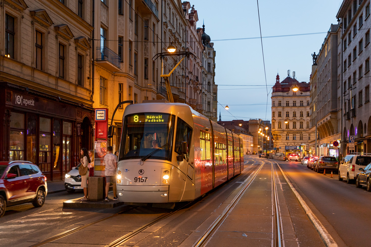 Прага, Škoda 14T Elektra № 9157