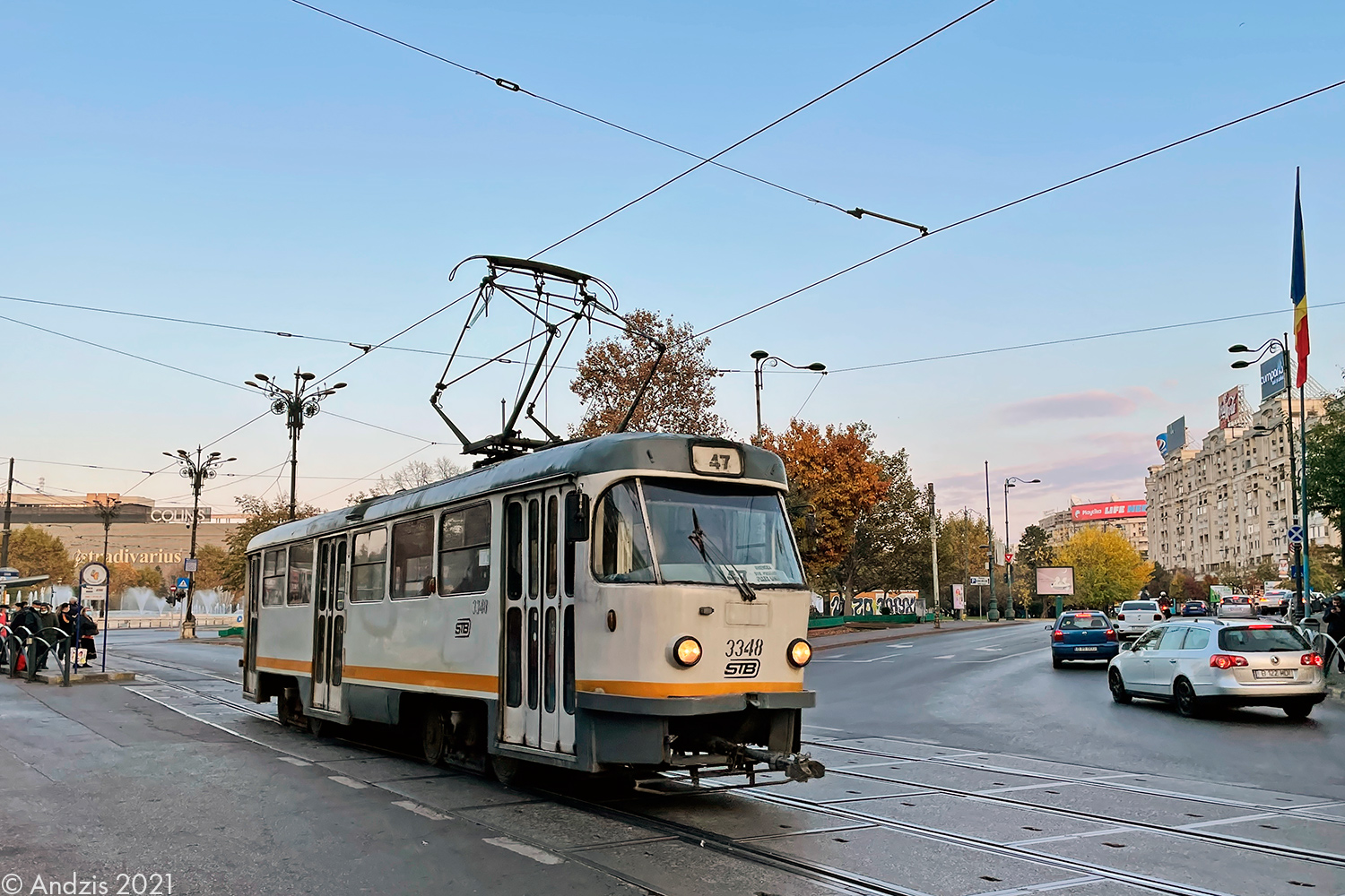 Бухарест - Илфов, Tatra T4R № 3348
