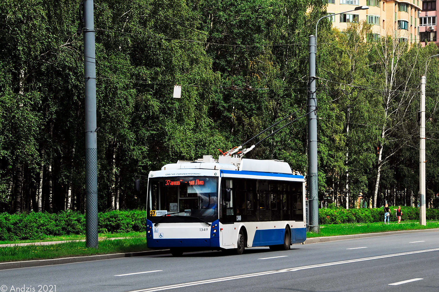 Санкт-Петербург, Тролза-5265.00 «Мегаполис» № 1349