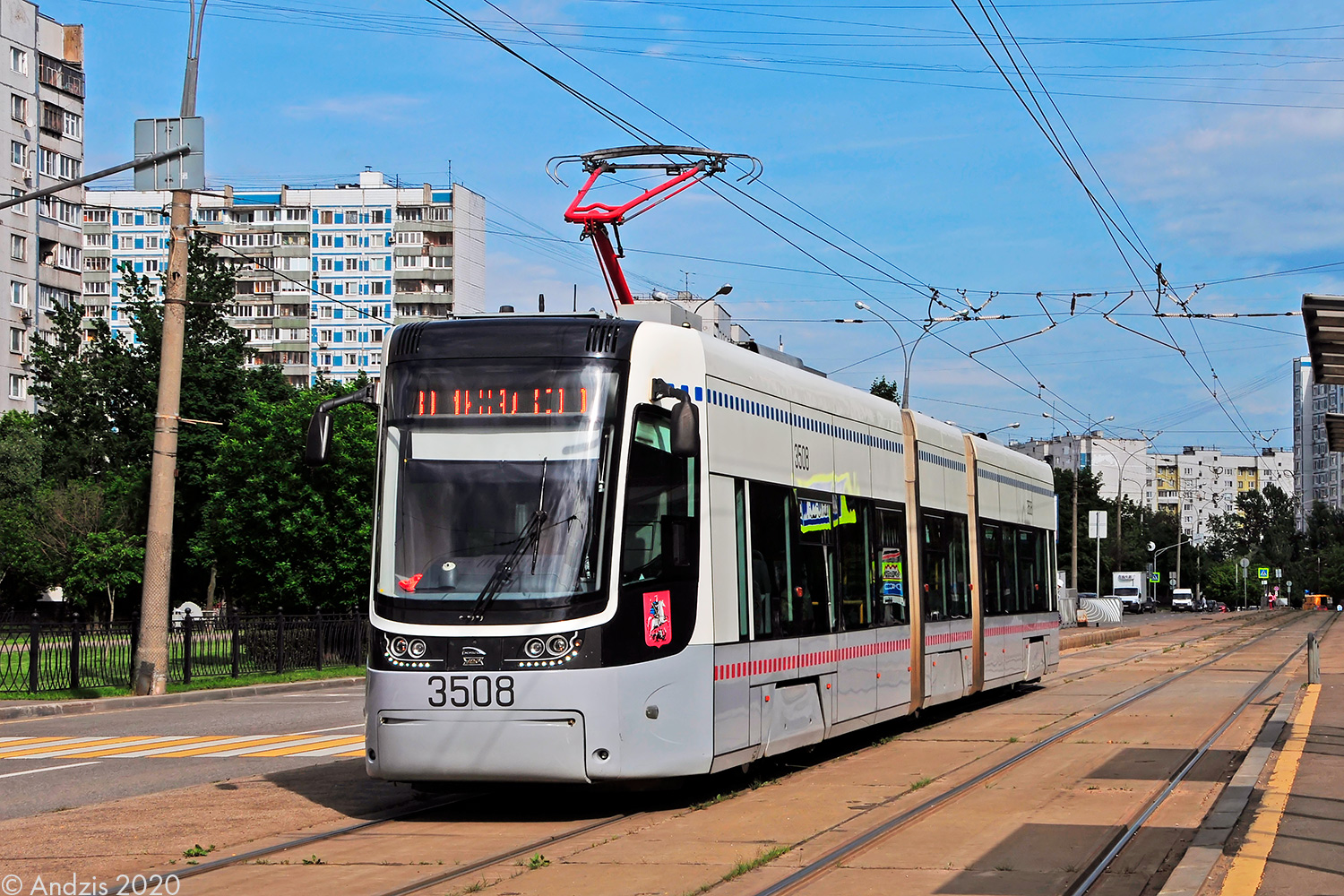 Москва, 71-414 (Pesa Fokstrot) № 3508