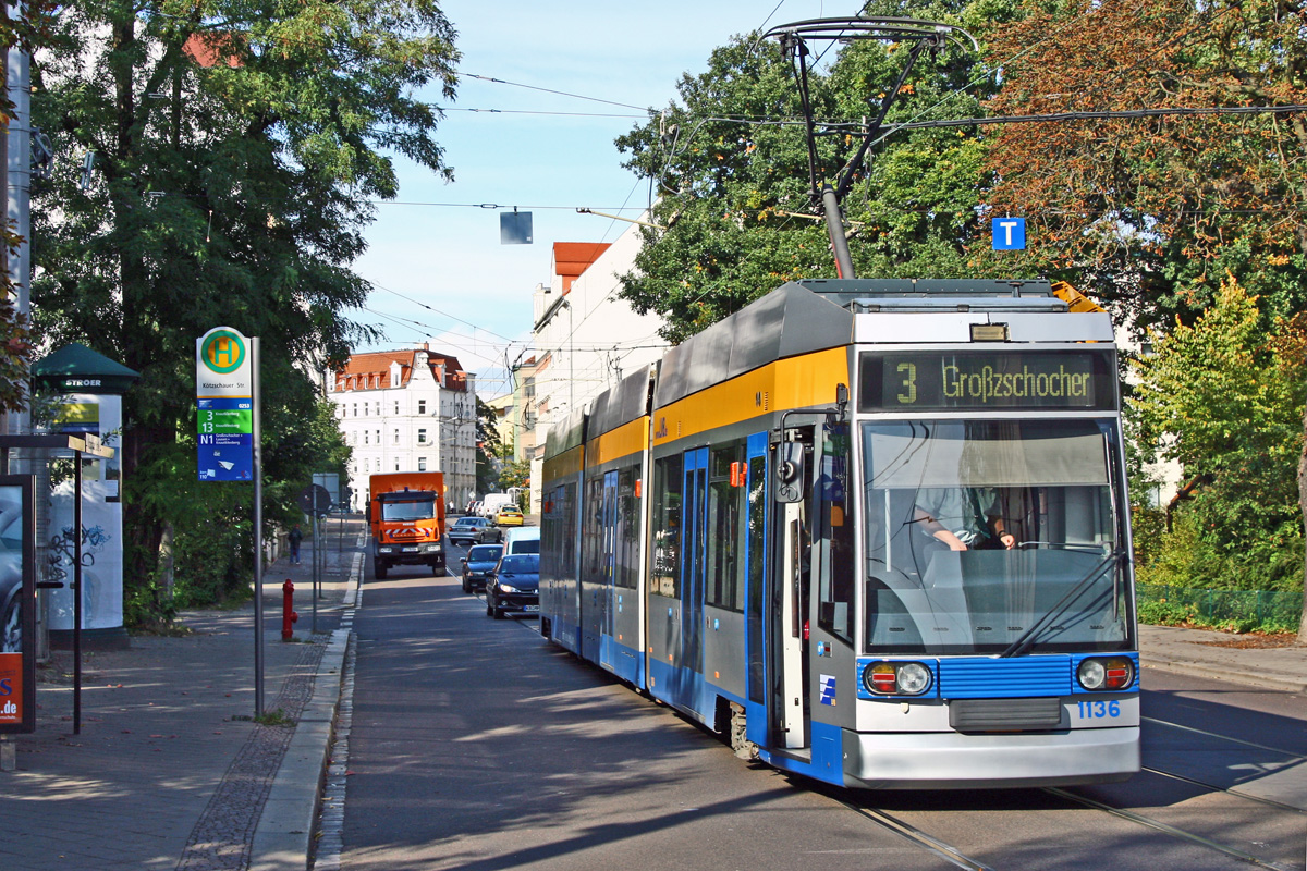 Leipzig, DWA NGT8 č. 1136 Leipzig, DWA NGT8 č. 1136