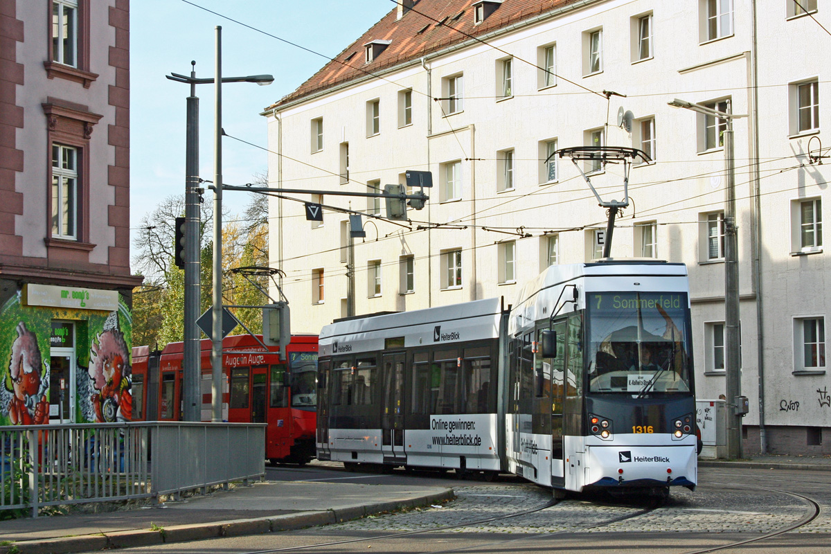 Лейпциг, Leoliner Fahrzeug-Bau Leipzig NGTW6L № 1316