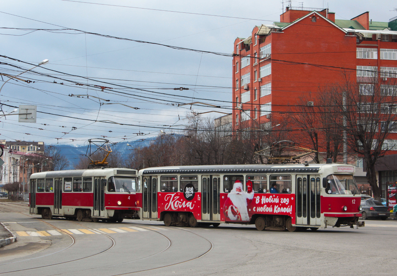 Владикавказ, Tatra T4DM № 12