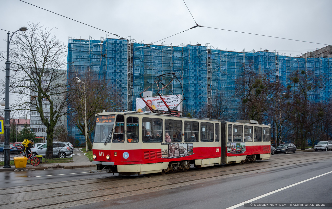 Калининград, Tatra KT4D № 611