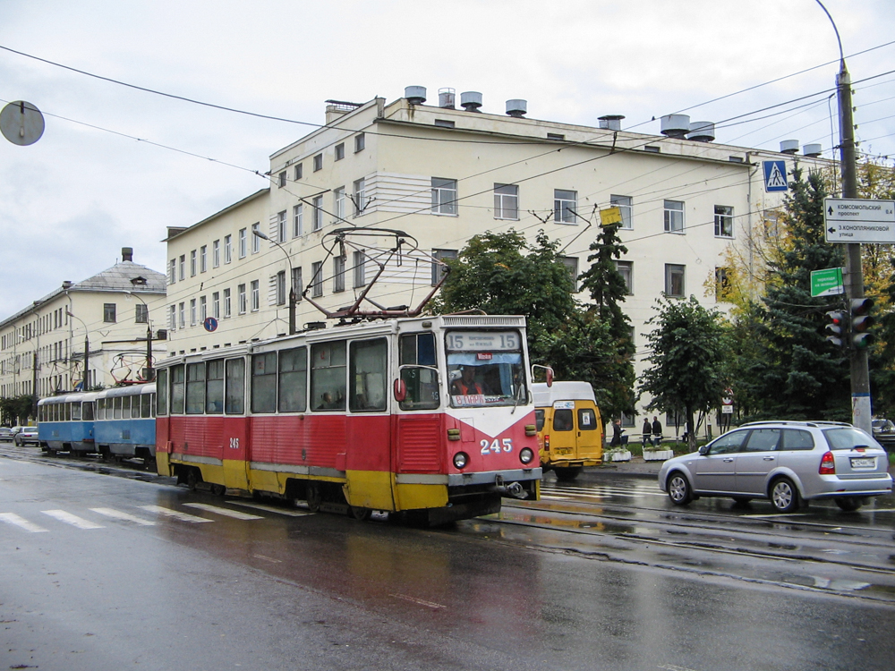 Тверь, 71-605А № 245; Тверь — Тверской трамвай в начале 2000-х гг. (2002 — 2006 гг.)