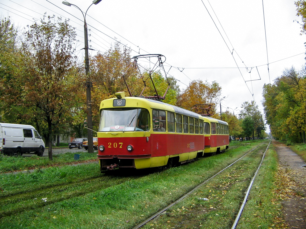 Тверь, Tatra T3SU № 207; Тверь — Тверской трамвай в начале 2000-х гг. (2002 — 2006 гг.)