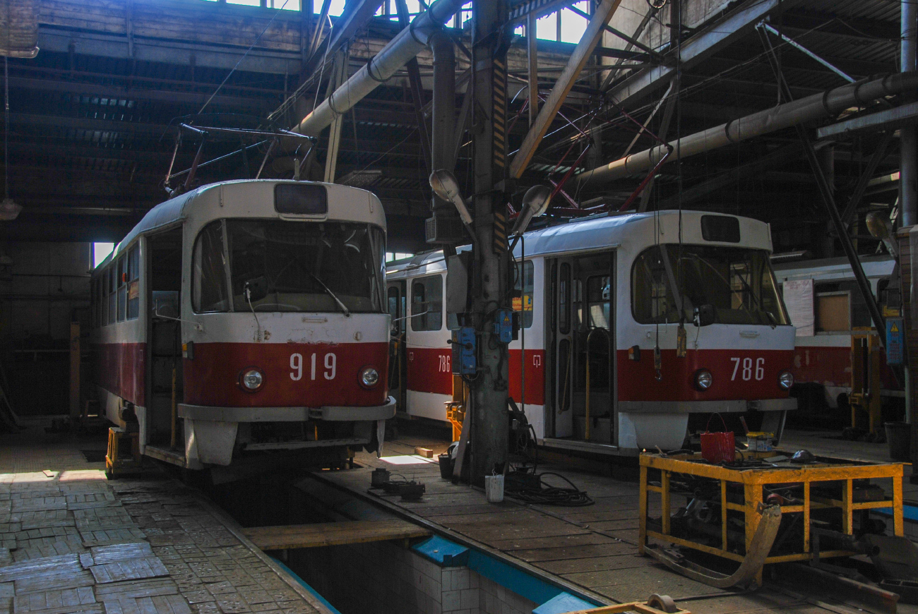 Самара, Tatra T3SU (двухдверная) № 919