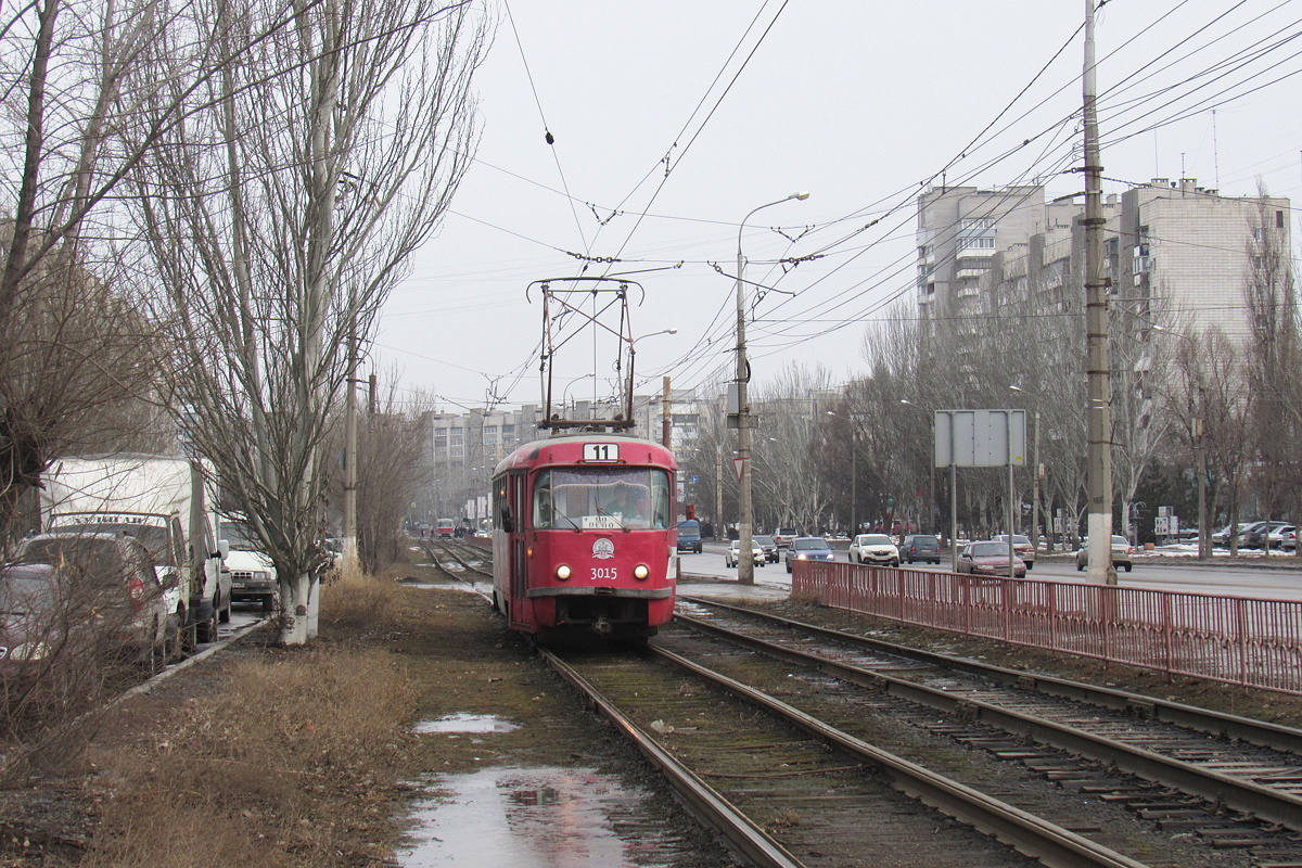 Volgograd, Tatra T3SU (2-door) Br. 3015