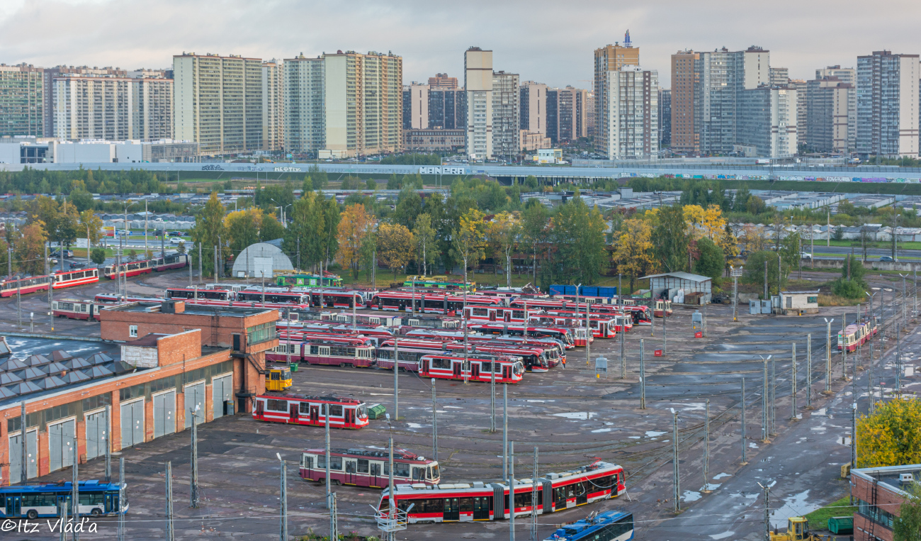 Санкт-Петербург — Совмещённый трамвайно-троллейбусный парк Санкт-Петербург — Совмещённый трамвайно-троллейбусный парк