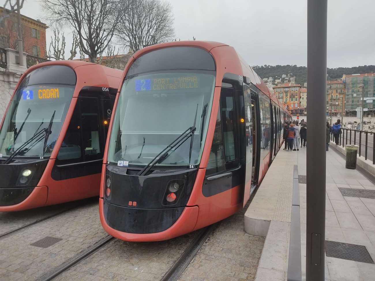 Ницца, Alstom Citadis 405 № 056