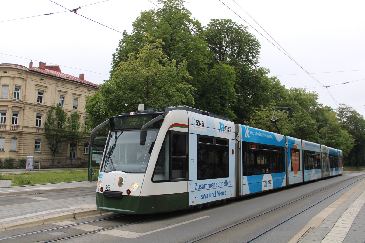 Augsburg, Siemens Combino NF8 Nr 852