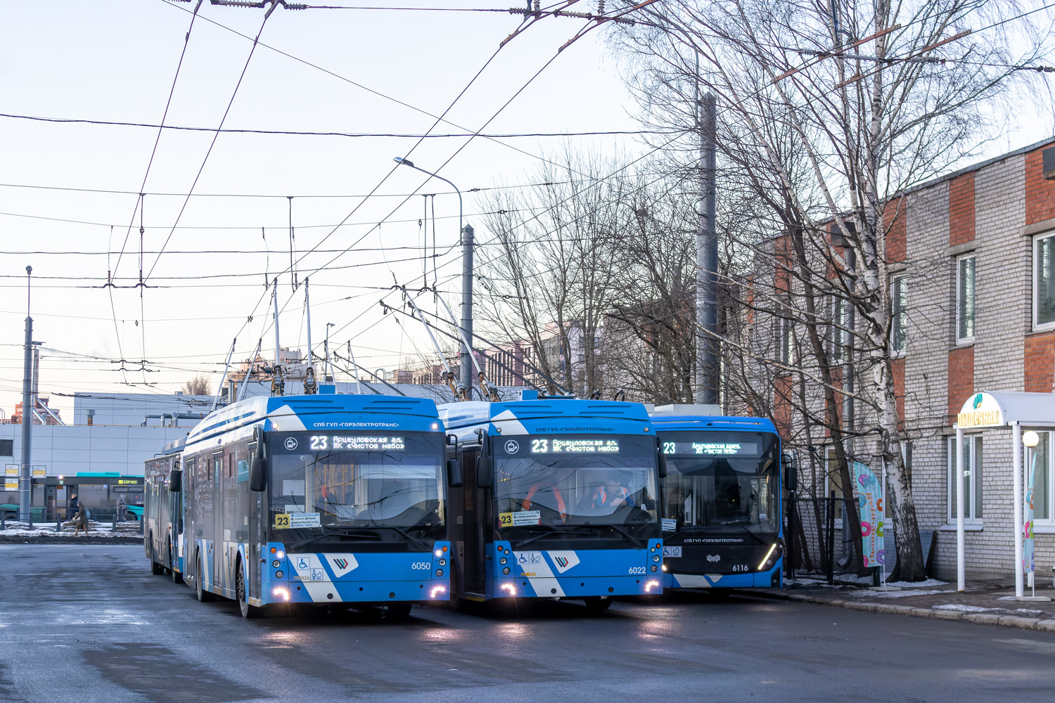 Санкт-Петербург, Тролза-5265.08 «Мегаполис» № 6050; Санкт-Петербург, Тролза-5265.08 «Мегаполис» № 6022