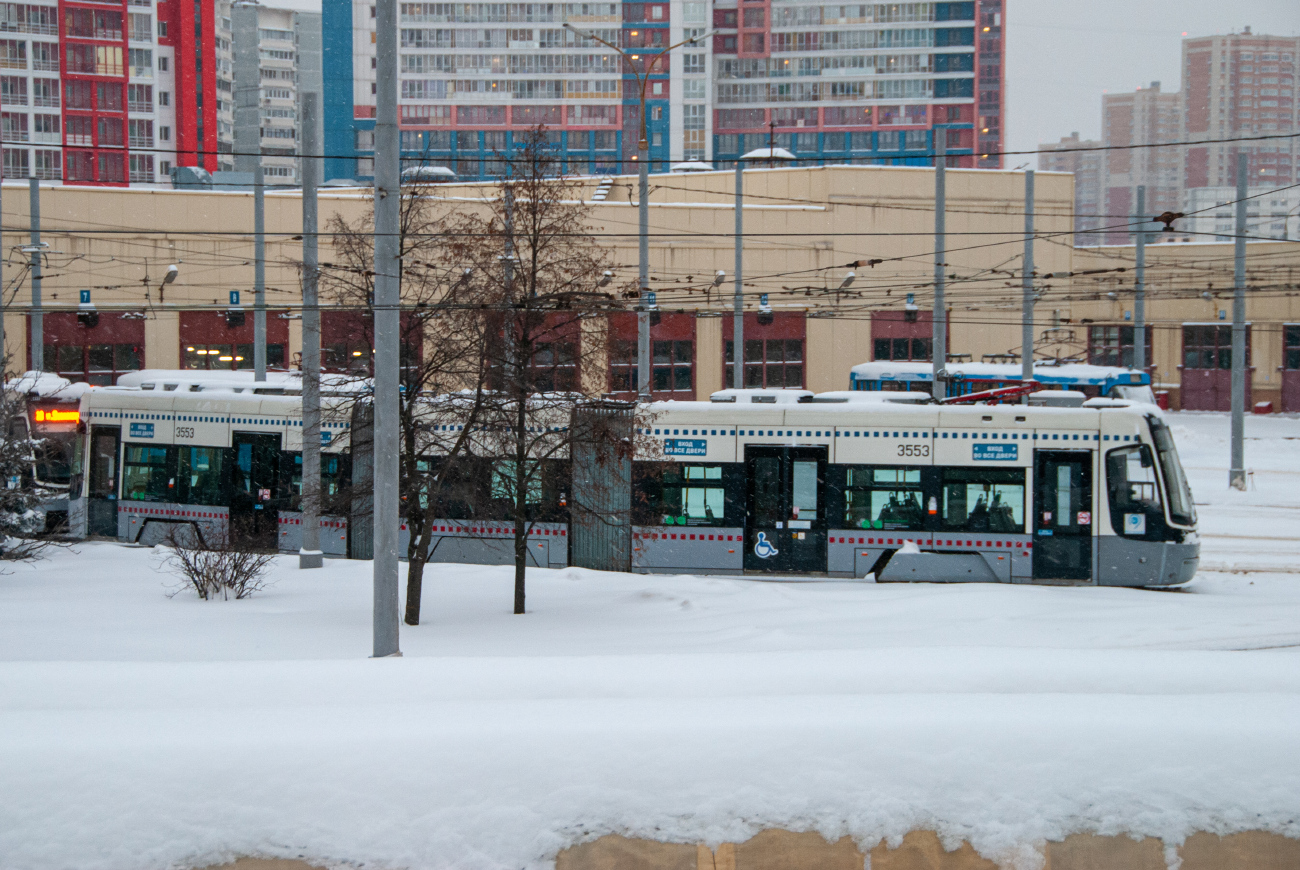 Москва — Трамвайные депо: [3] Краснопресненское. Новая территория в Строгино