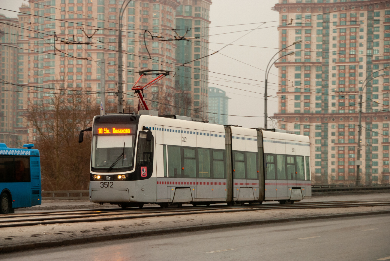 Москва, 71-414 (Pesa Fokstrot) № 3512