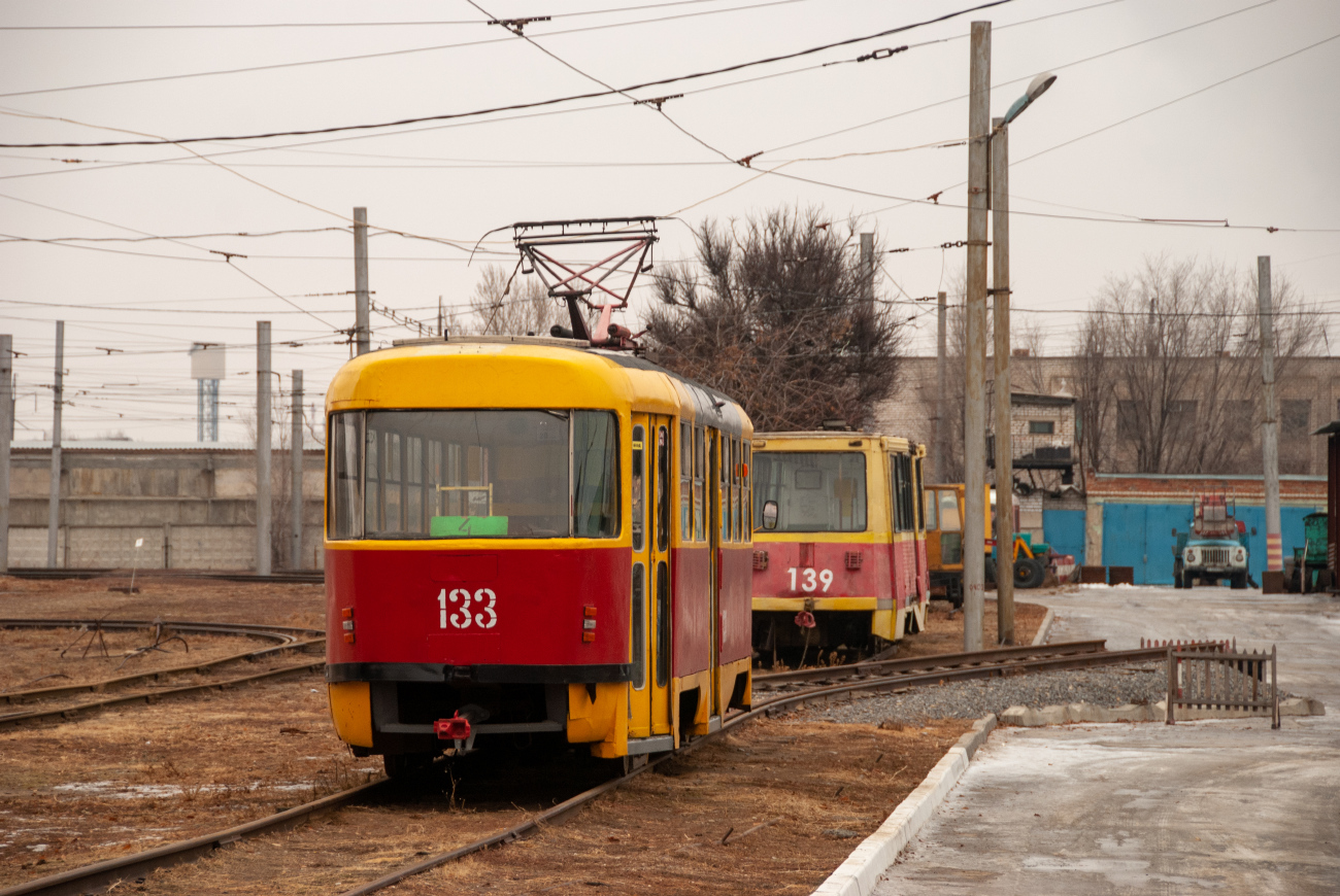 Voljski, Tatra T3SU N°. 133; Voljski — Tram Depot