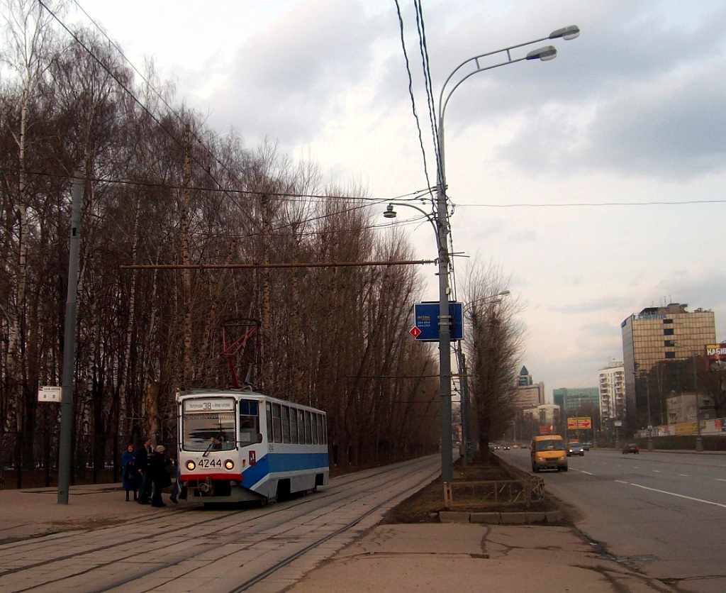 Москва, 71-608КМ № 4244; Москва — Трамвайные линии: ЮАО