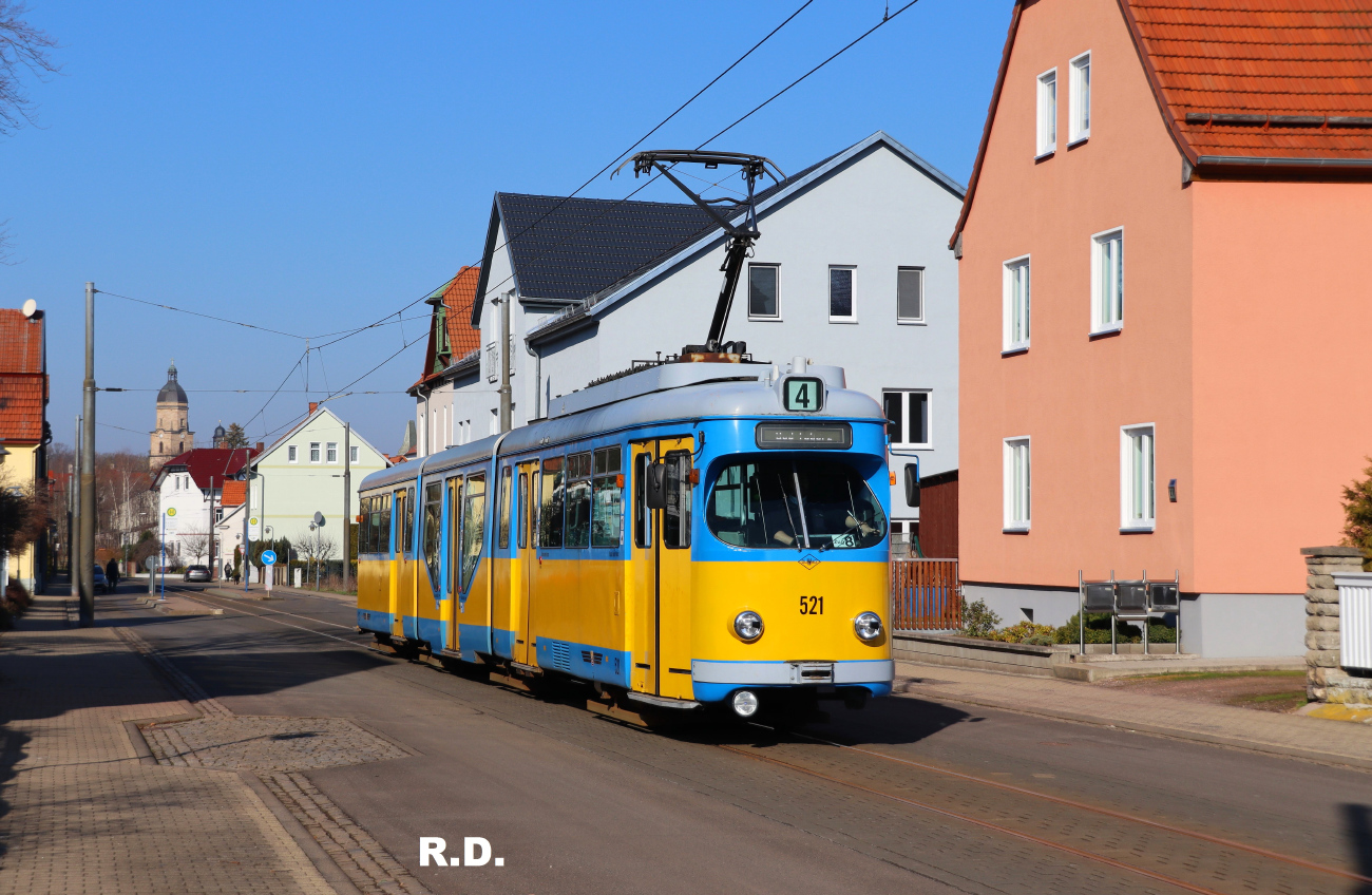 Gotha, Duewag GT8NF Nr. 521