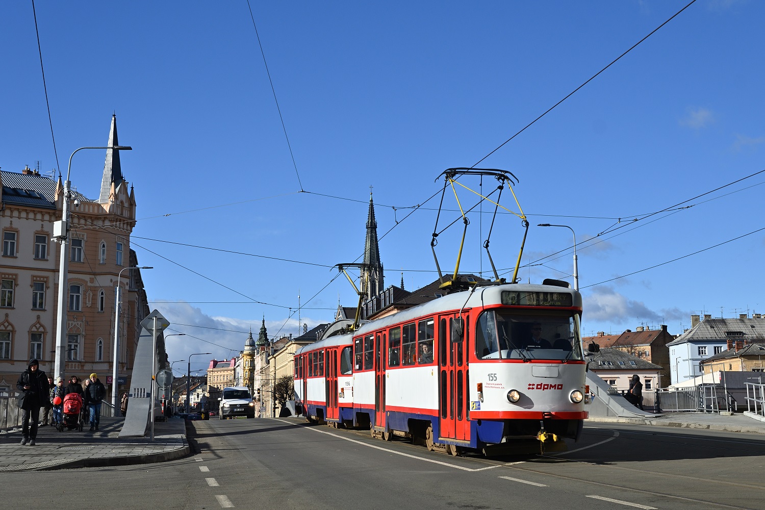 Olomouc, Tatra T3R.P — 155; Olomouc, Tatra T3R.P — 156 Olomouc, Tatra T3R.P — 155; Olomouc, Tatra T3R.P — 156