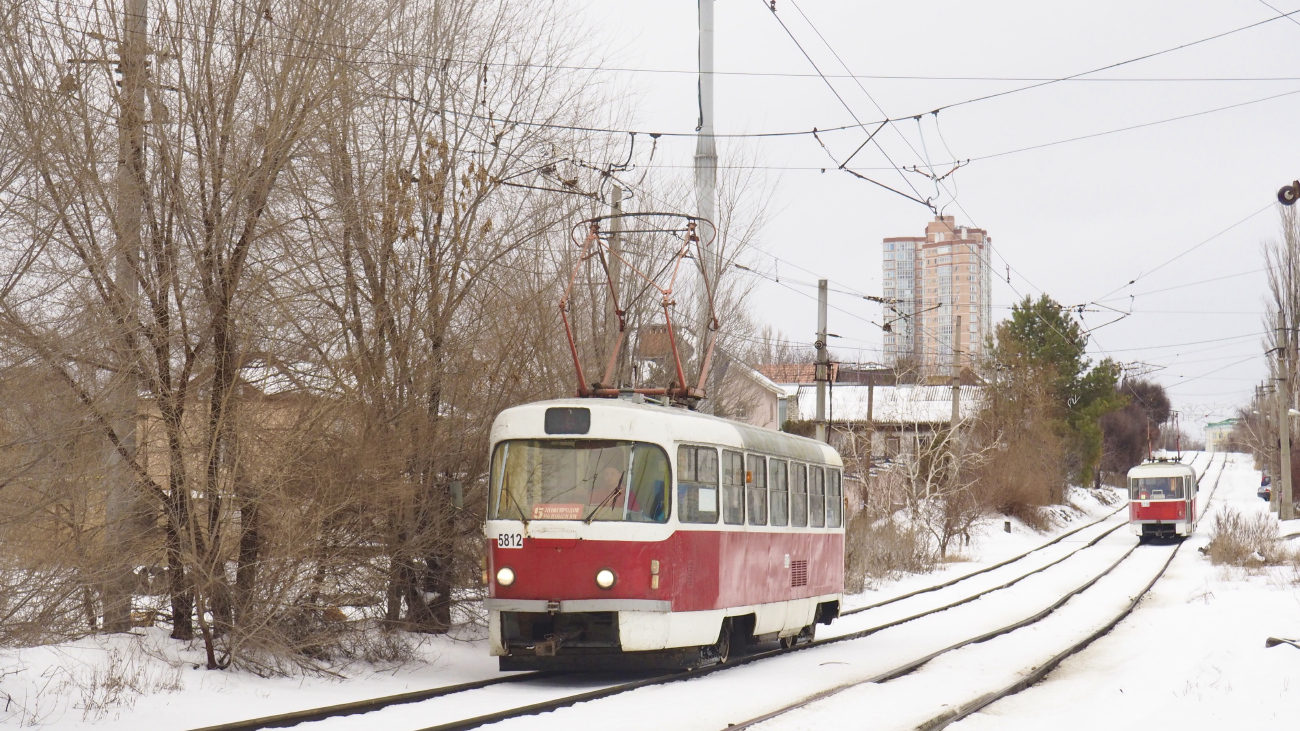 Volgograd, Tatra T3SU # 5812