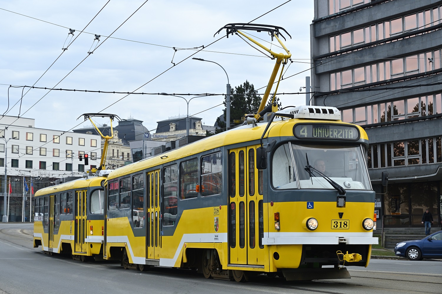 Пльзень, Tatra T3R.PLF № 318