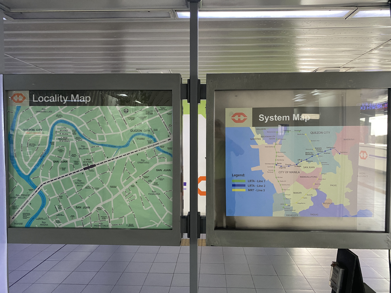 Манила — LRT-2 || Фиолетовая линия Манила — LRT-2 || Фиолетовая линия