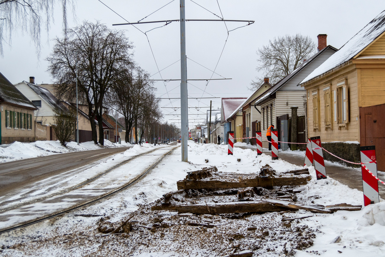 Даугавпилс — Трамвайные линии и инфраструктура