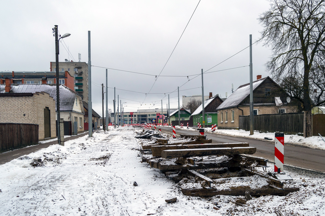 Daugavpils — Tramway Lines and Infrastructure