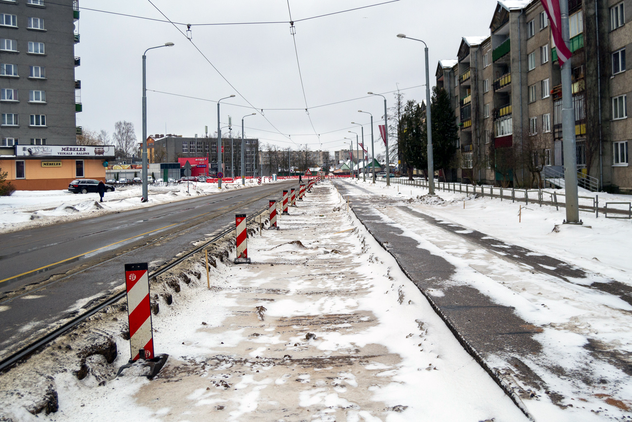 Daugavpils — Tramway Lines and Infrastructure