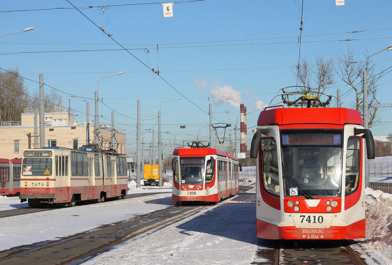 Санкт-Петербург, ЛВС-86К № 7070; Санкт-Петербург, 71-631-02 № 7406; Санкт-Петербург, 71-631-02 № 7410; Санкт-Петербург — Конечные станции и разворотные кольца Санкт-Петербург, ЛВС-86К № 7070; Санкт-Петербург, 71-631-02 № 7406; Санкт-Петербург, 71-631-02 № 7410; Санкт-Петербург — Конечные станции и разворотные кольца