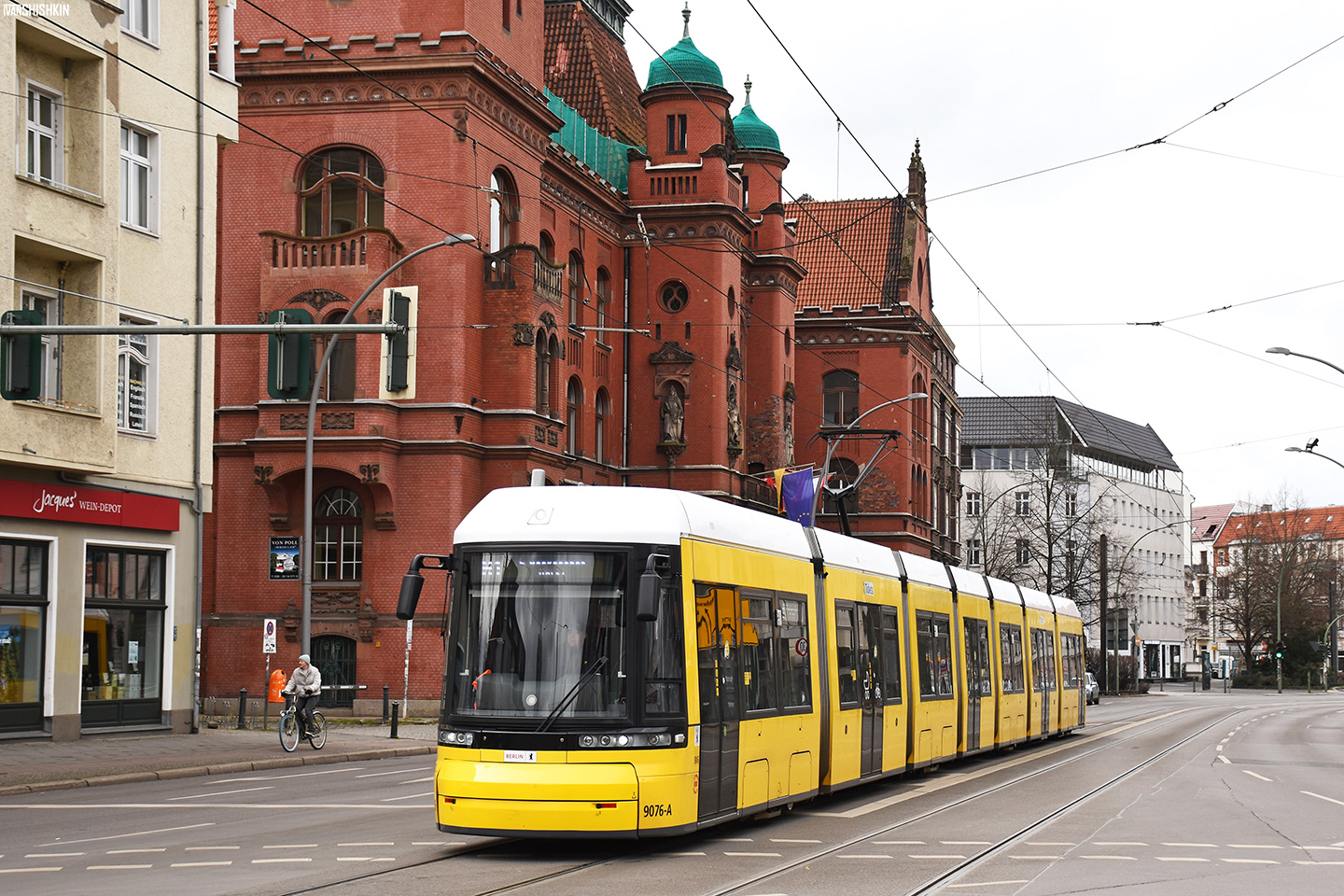 Берлин, Bombardier Flexity Berlin (GT8-08ZR/F8Z) № 9076