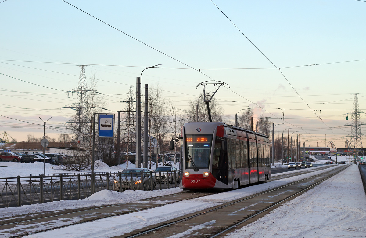 Санкт-Петербург, 71-801 (Alstom Citadis 301 CIS) № 8907
