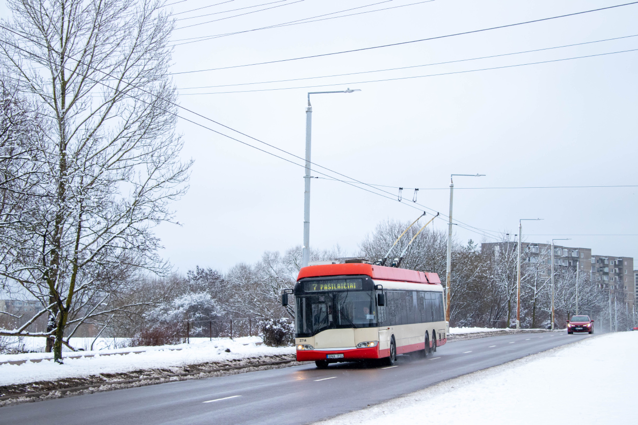Вильнюс, Solaris Trollino II 15 AC № 2714