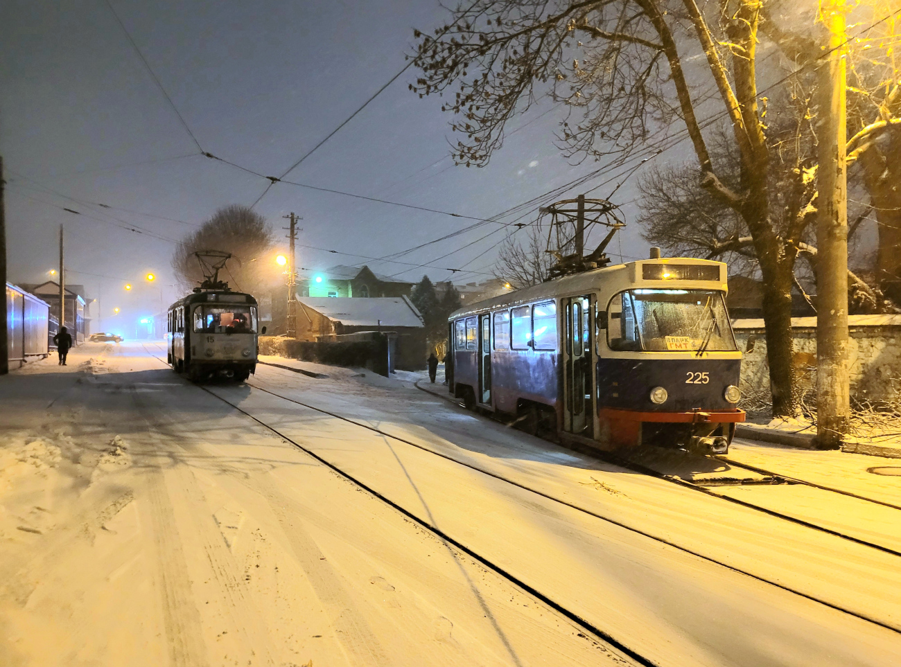 Владикавказ, Tatra T4DM № 225; Владикавказ — Служебная линия в Городское трамвайное депо