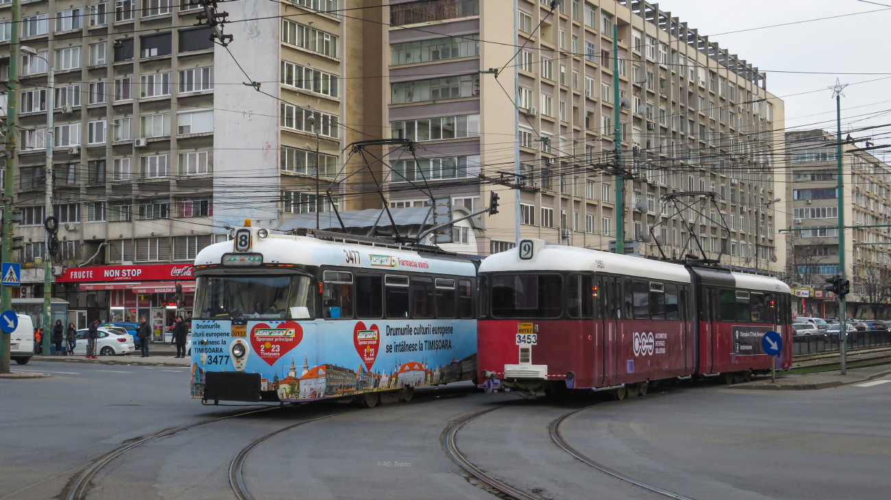 Тимишоара, Hansa GT4c № 3453; Тимишоара, Hansa GT4c № 3477