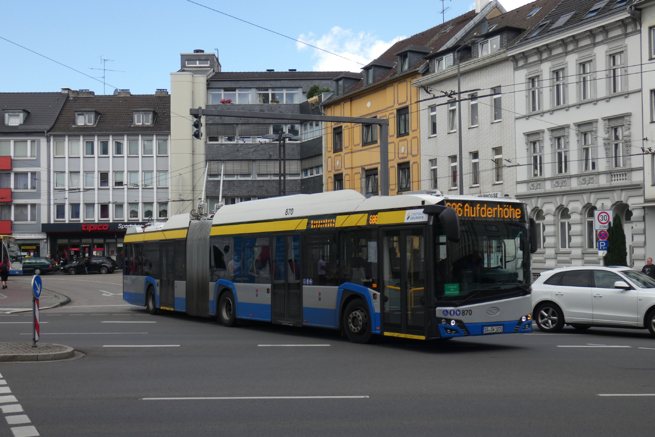 Золинген, Solaris Trollino IV 18 Kiepe № 870