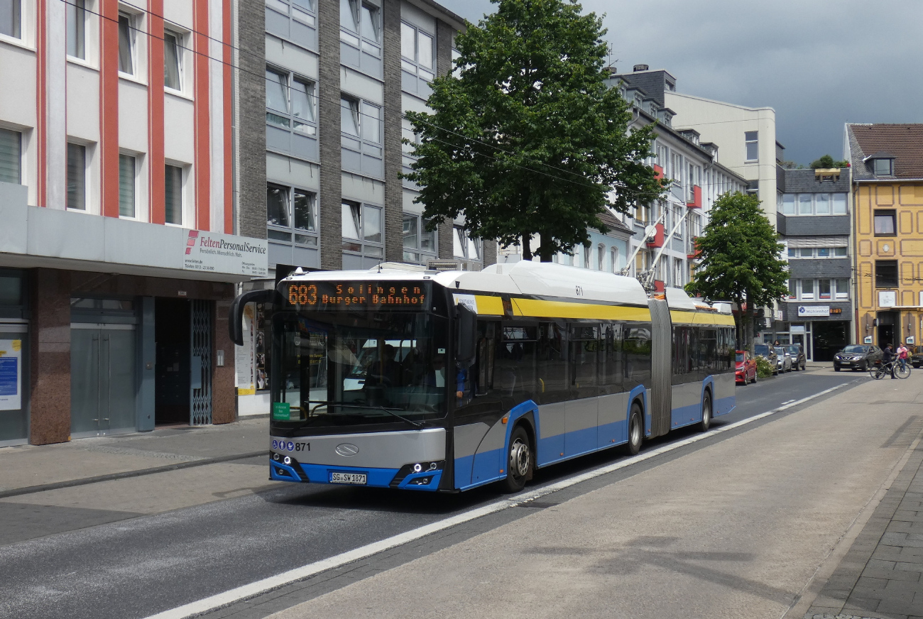 Золинген, Solaris Trollino IV 18 Kiepe № 871