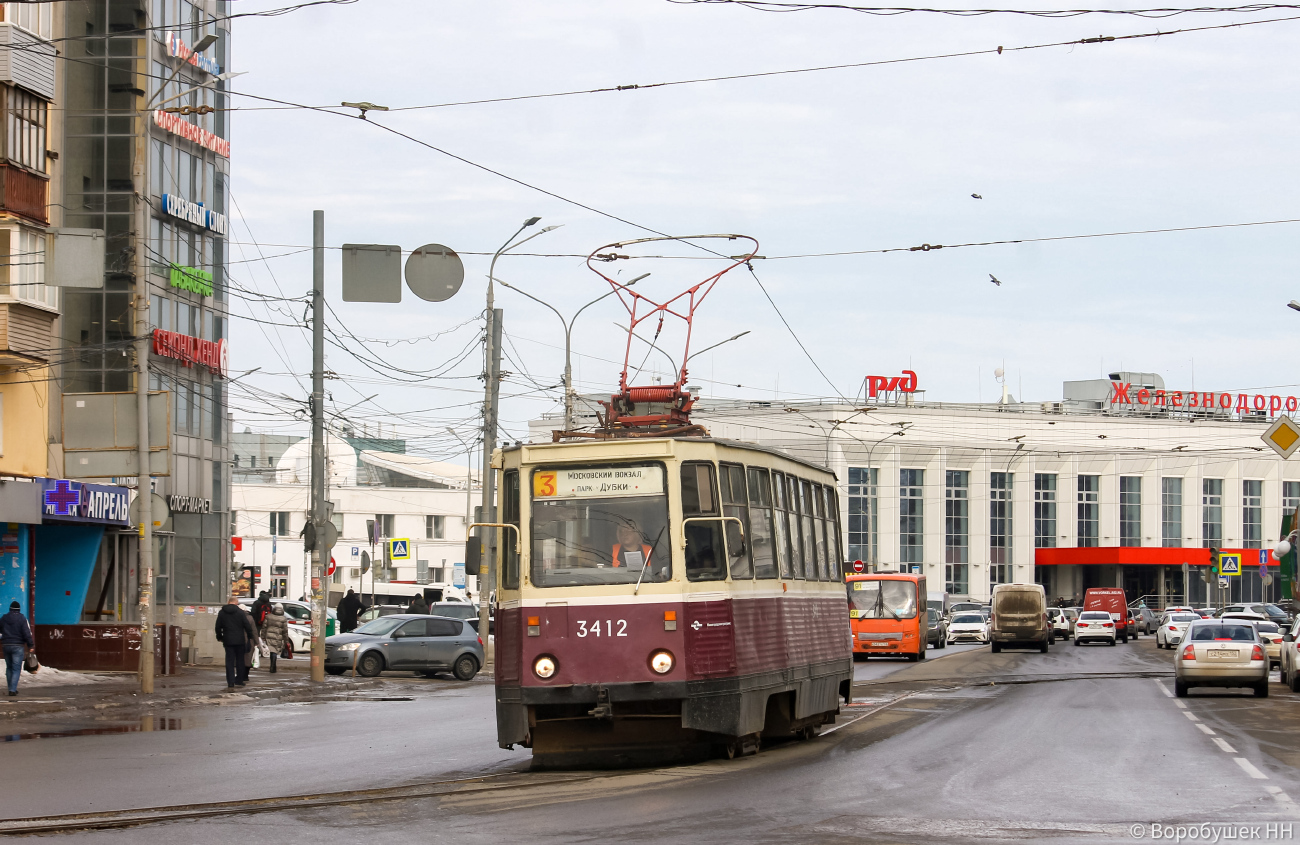 Нижний Новгород, 71-605 (КТМ-5М3) № 3412