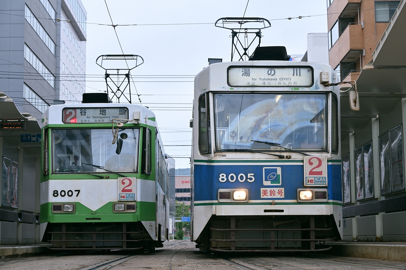 Хакодате, Hakodate series 8000 № 8007; Хакодате, Hakodate series 8000 № 8005