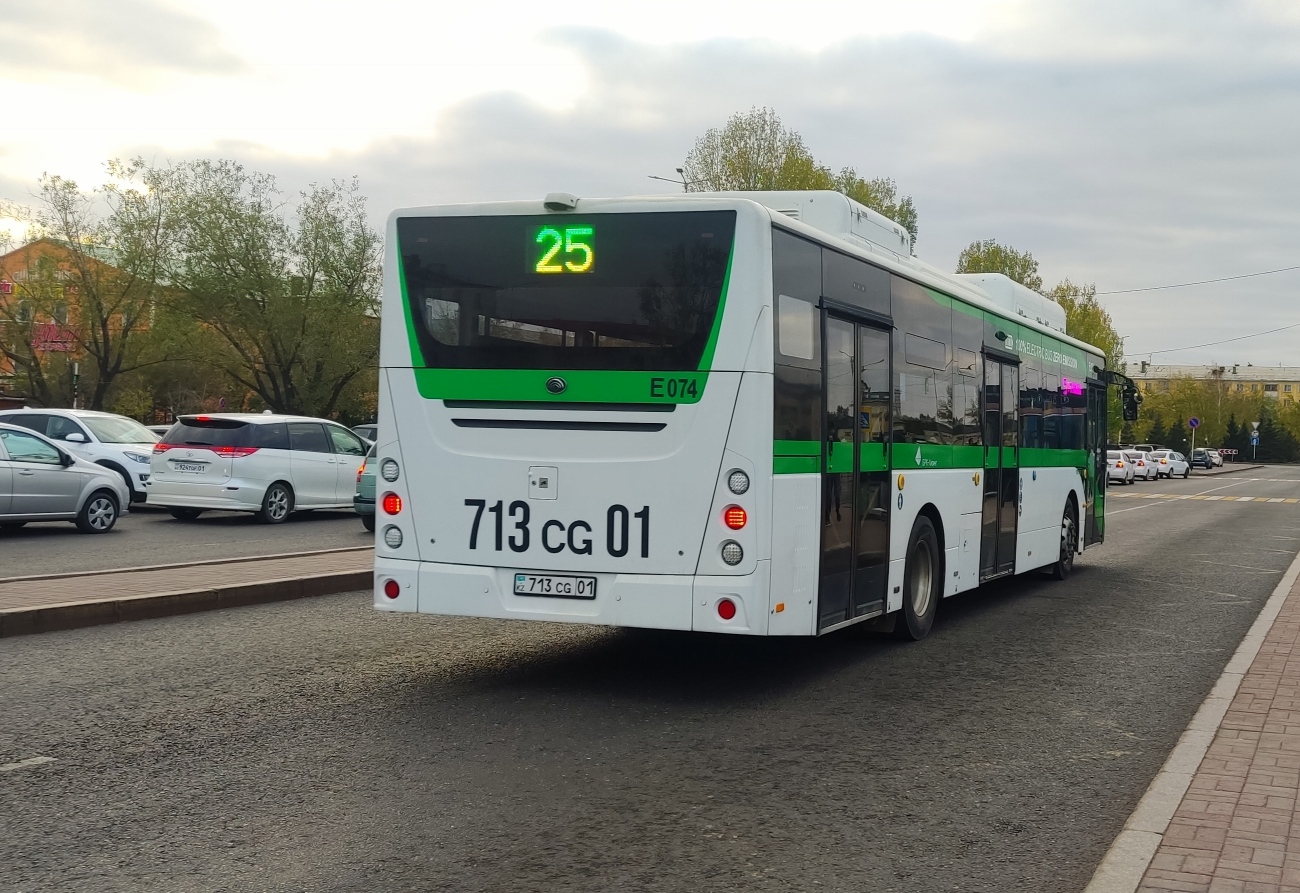 Астана, Yutong E12LF (ZK6128BEVG) (СарыаркаАвтоПром) № E074