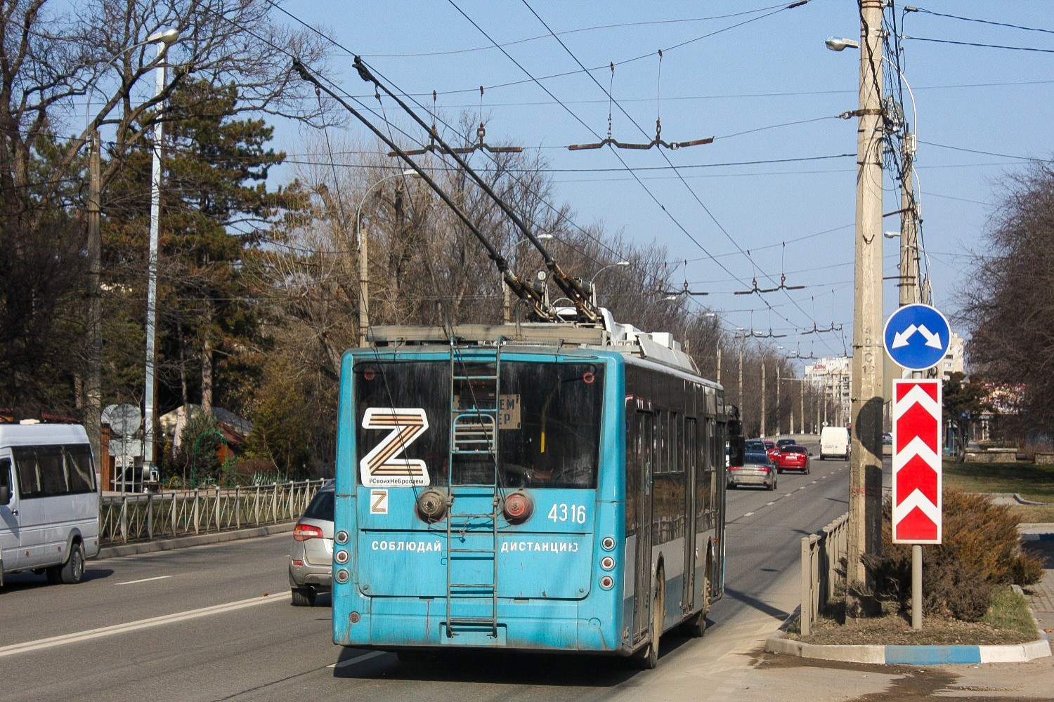 Крымский троллейбус, Богдан Т70110 № 4316