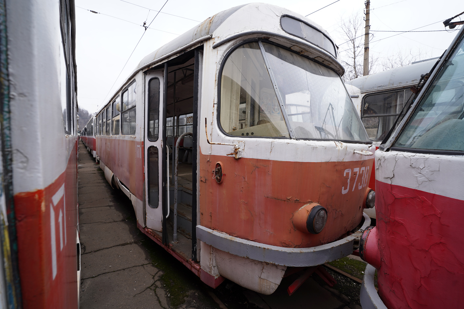 Данецк, Tatra T3SU (двухдверная) № 3738