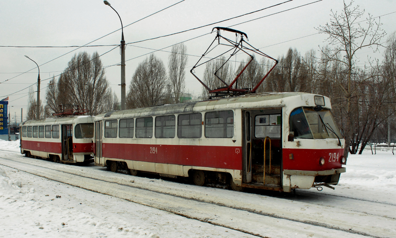 Самара, Tatra T3SU (двухдверная) № 2194; Самара — Конечные станции и кольца (трамвай)