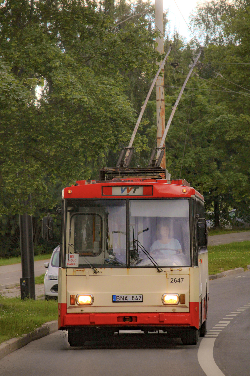 Вильнюс, Škoda 14Tr13/6 № 2647 Вильнюс, Škoda 14Tr13/6 № 2647