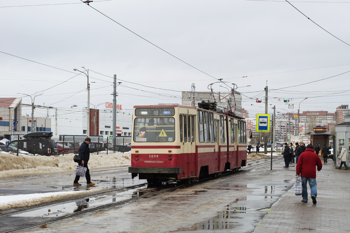 Санкт-Петербург, ЛВС-86К № 5099; Санкт-Петербург — Конечные станции и разворотные кольца