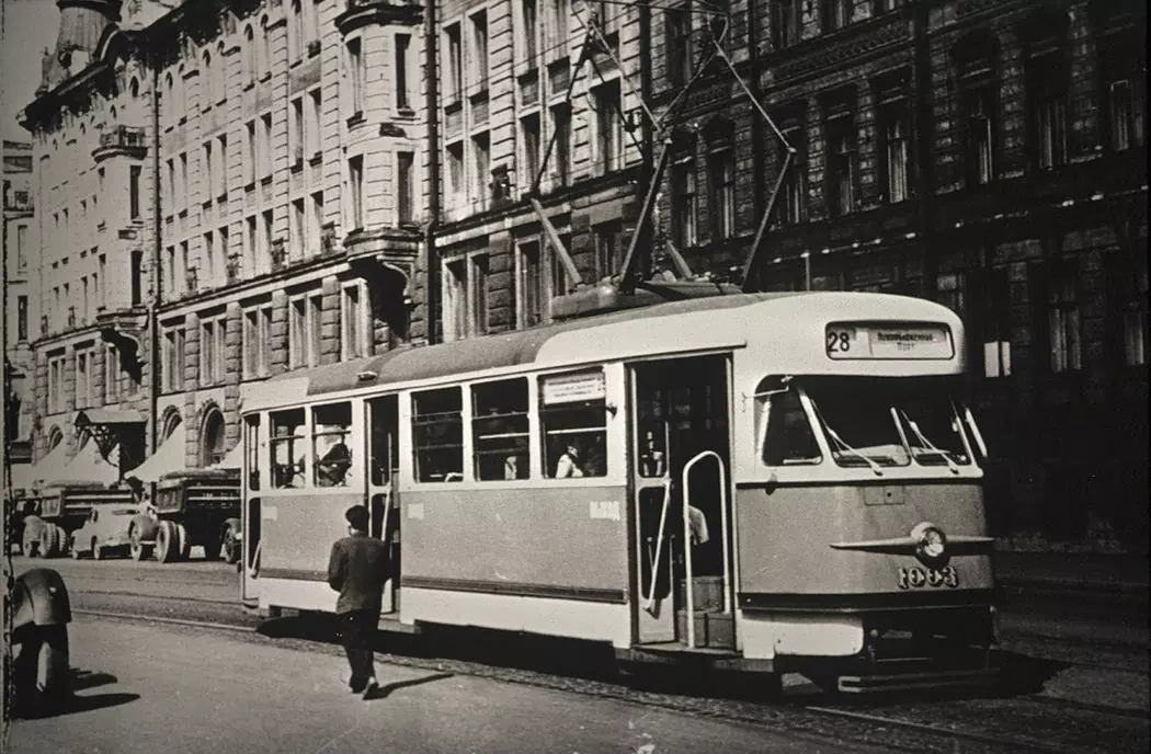 Санкт-Петербург, Tatra T2SU № 1003; Санкт-Петербург — Исторические фотографии трамвайных вагонов