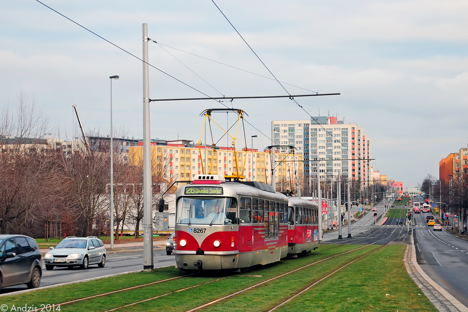 Прага, Tatra T3R.PLF № 8267