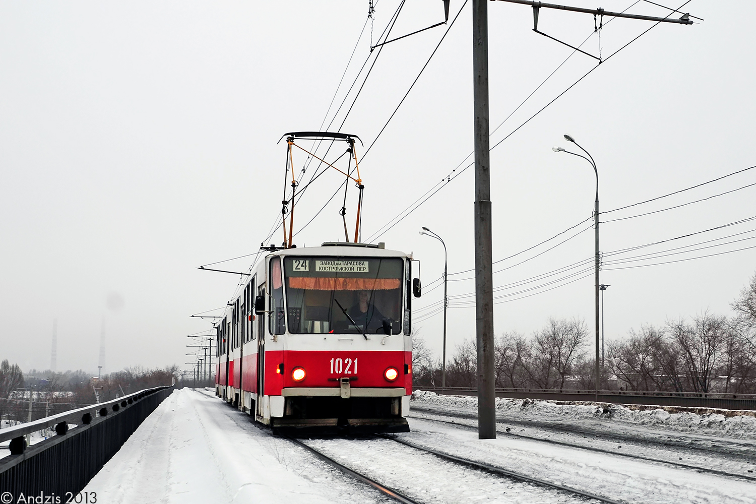 Самара, Tatra T6B5SU № 1021