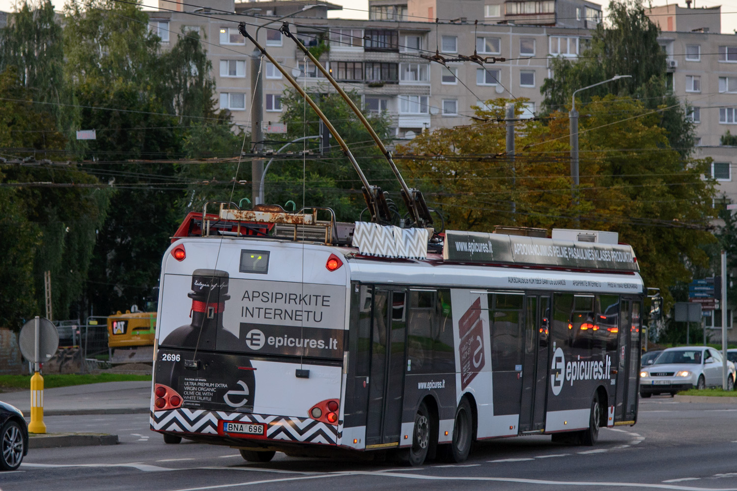 Вильнюс, Solaris Trollino II 15 AC № 2696