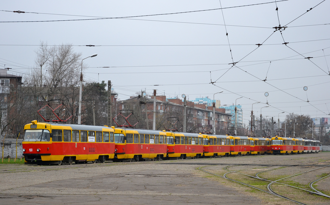 Краснодар, Tatra T3SU № 100