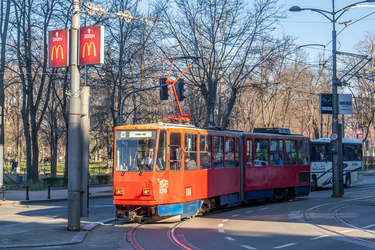 Белград, Tatra KT4YU № 2218
